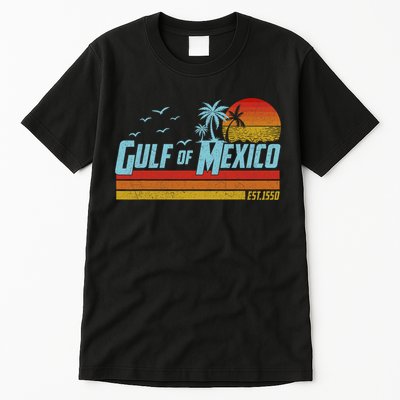 Gulf Of Mexico Est 1550 Retro Vintage Beach Tall T-Shirt
