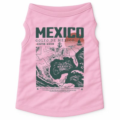 Gulf Of Mexico 1550 Historic Map Doggie Tank