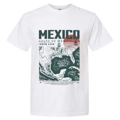 Gulf Of Mexico 1550 Historic Map Garment-Dyed Heavyweight T-Shirt
