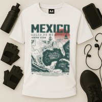 Gulf Of Mexico 1550 Historic Map Cooling Performance Crew T-Shirt