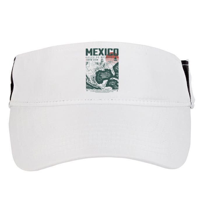 Gulf Of Mexico 1550 Historic Map Adult Drive Performance Visor