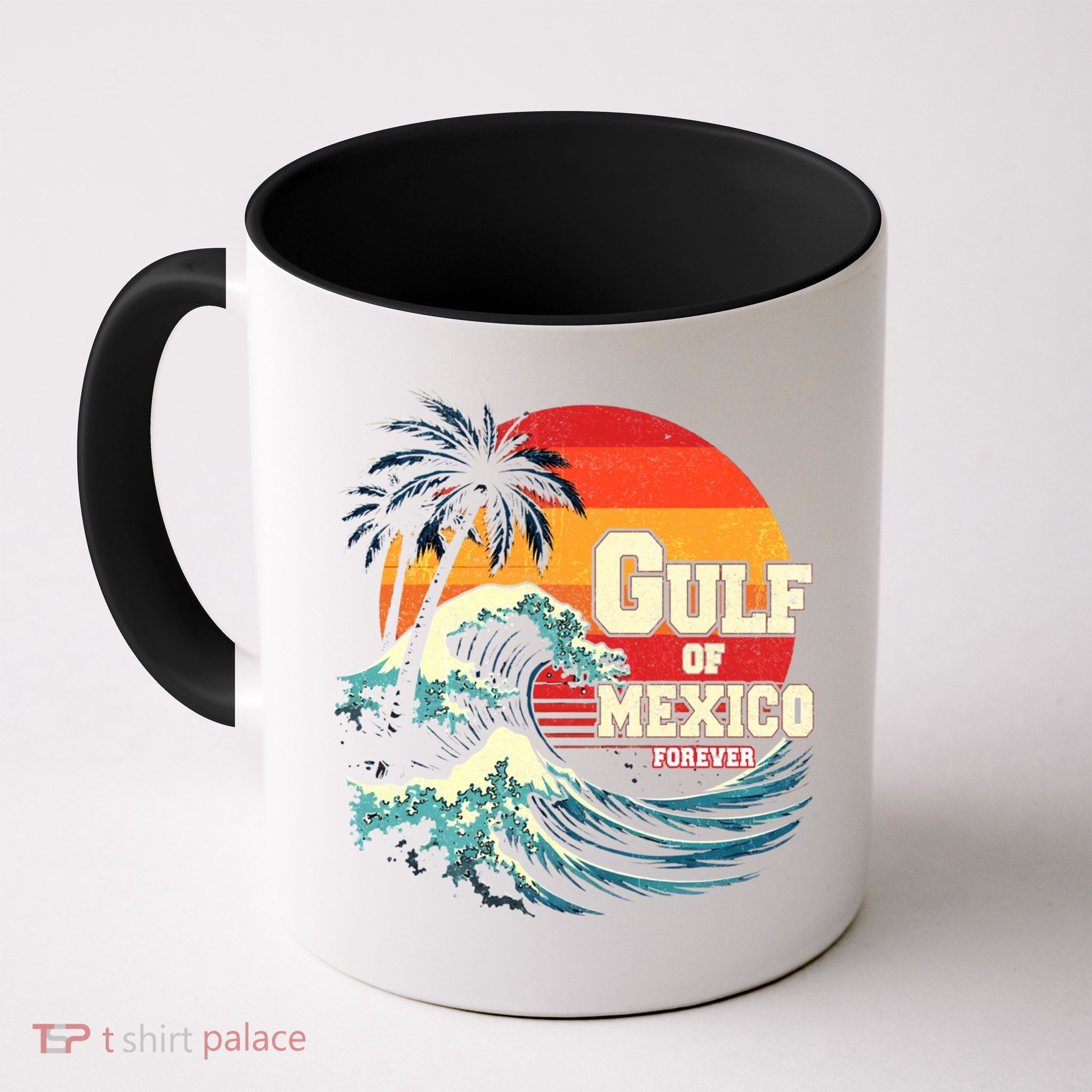 Gulf Of Mexico Forever Retro Vintage Beach Great Gift Mug