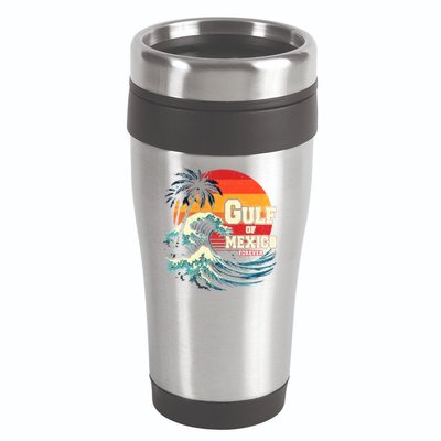 Gulf Of Mexico Forever Retro Vintage Beach Great Gift 16oz Travel Tumbler