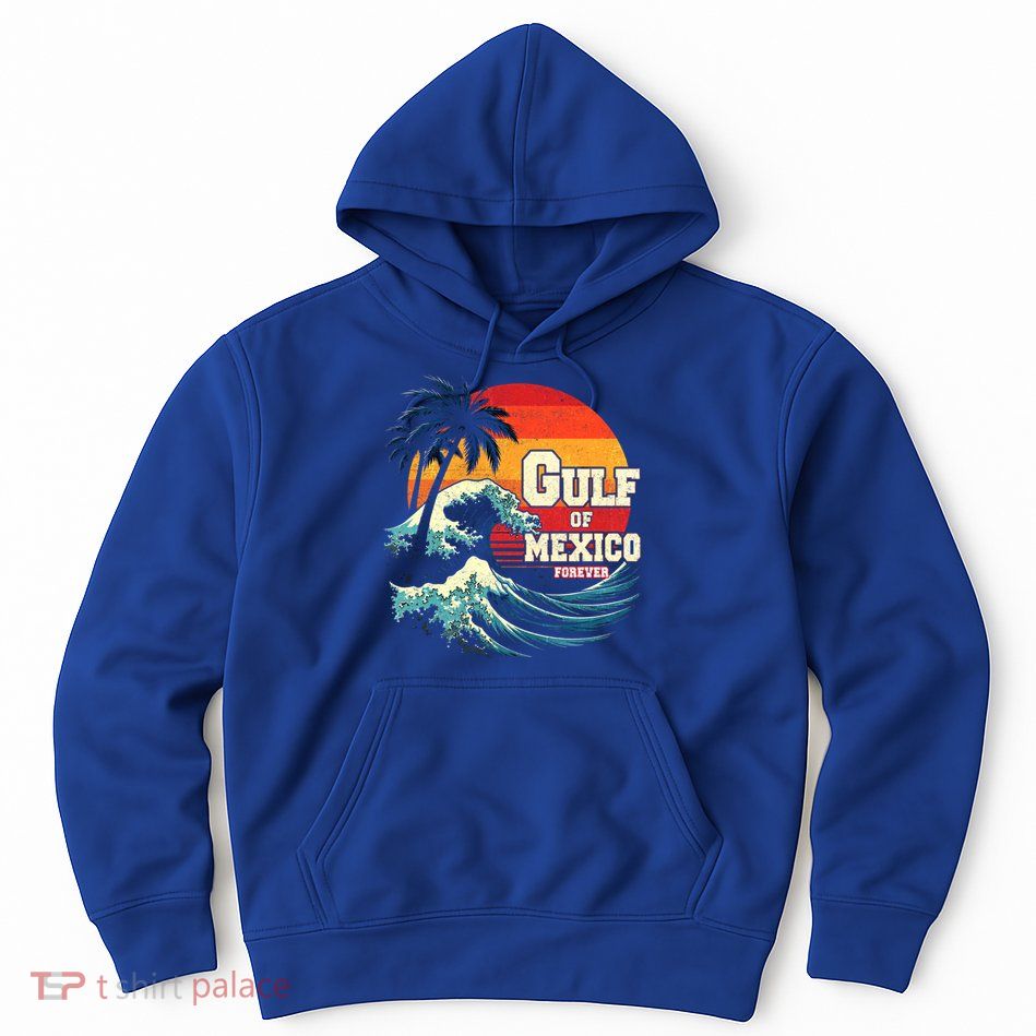 Gulf Of Mexico Forever Retro Vintage Beach Great Gift Hoodie