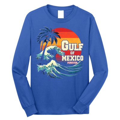 Gulf Of Mexico Forever Retro Vintage Beach Great Gift Long Sleeve Shirt
