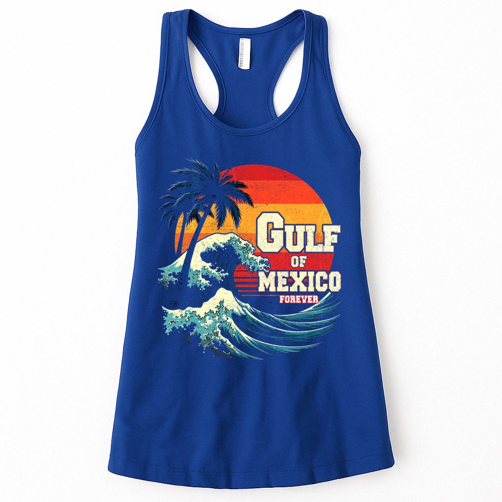Gulf Of Mexico Forever Retro Vintage Beach Great Gift Womens Tank Top