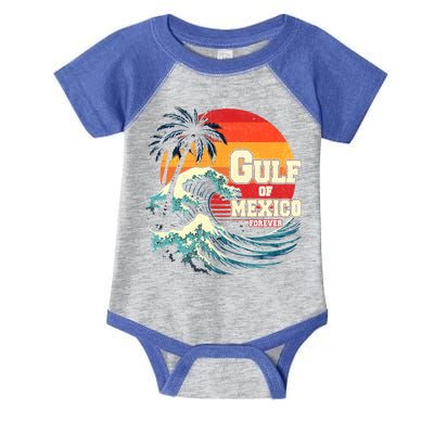 Gulf Of Mexico Forever Retro Vintage Beach Great Gift Infant Baby Jersey Bodysuit
