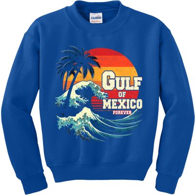 Gulf Of Mexico Forever Retro Vintage Beach Great Gift Kids Sweatshirt