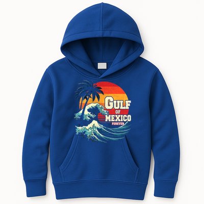 Gulf Of Mexico Forever Retro Vintage Beach Great Gift Kids Hoodie
