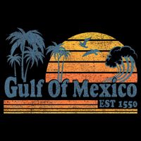 Gulf Of Mexico Est 1550 Retro Vintage Beach Gulf Of Mexico Bag