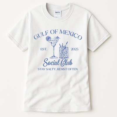 Gulf Of Mexico Social Club Stay Salty Resist Often Tall T-Shirt