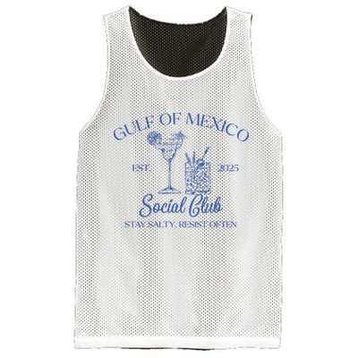 Gulf Of Mexico Social Club Stay Salty Resist Often Mesh Reversible Basketball Jersey Tank