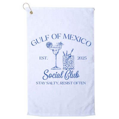 Gulf Of Mexico Social Club Stay Salty Resist Often Golf Towel