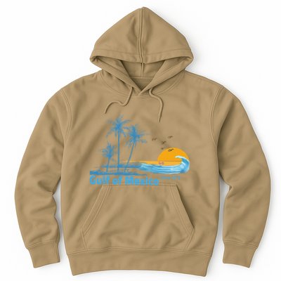 Gulf Of Mexico Since 1672 Retro Vintage Beach Sunset Hoodie