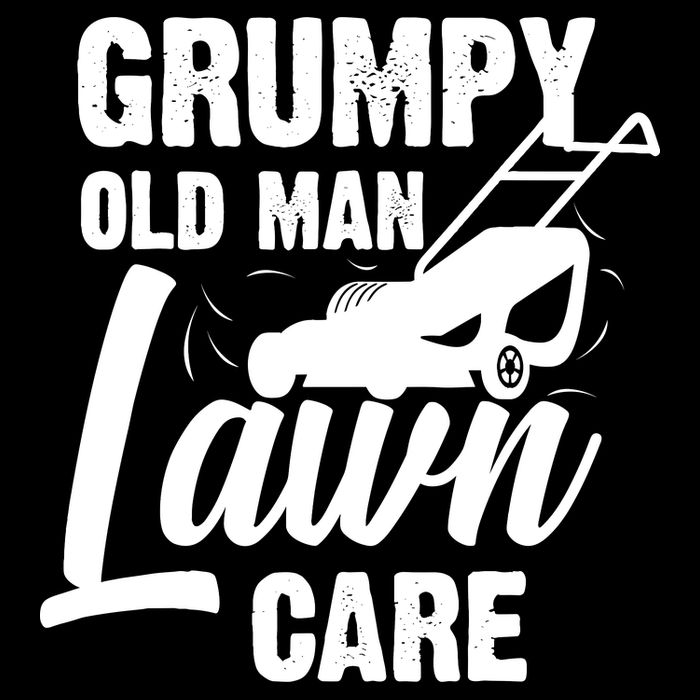 Grumpy Old Man Lawn Care Grass Cutting Lawn Mower Gift Cooling Performance Crew T-Shirt
