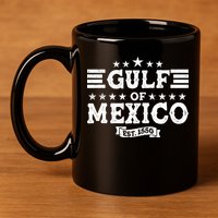 Gulf of Mexico Est 1550 11oz C Handle Ceramic Mug