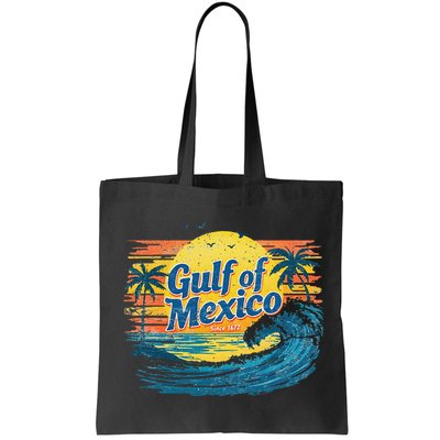 Gulf Of Mexico Retro Vintage Beach Gulf Of Mexico Bag