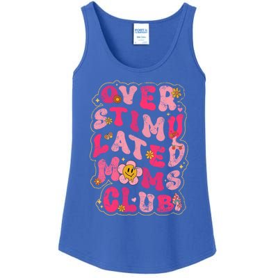 Groovy Overstimulated Moms Club Meaningful Gift Ladies Essential Tank