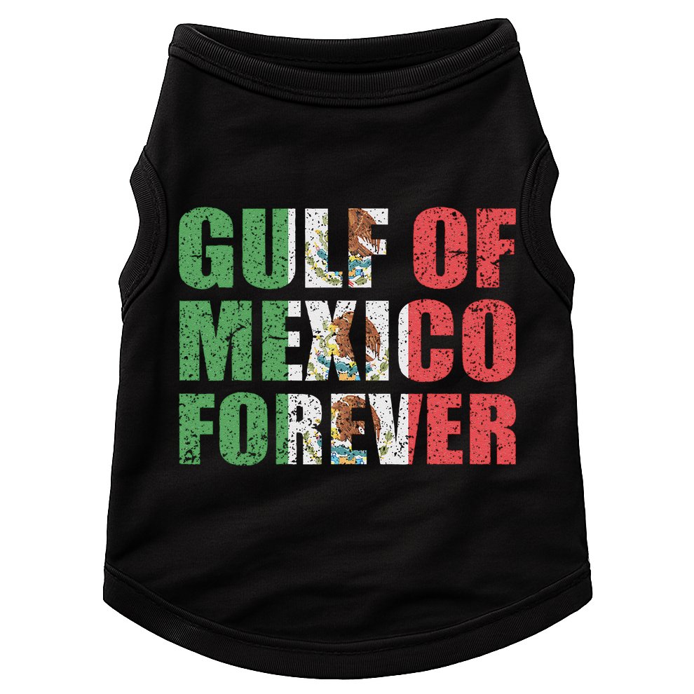 Gulf Of Mexico Forever Vintage Retro Mexican Doggie Tank