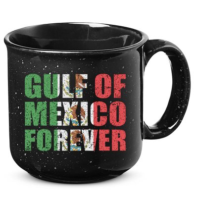 Gulf Of Mexico Forever Vintage Retro Mexican 15oz Campfire Ceramic Mug