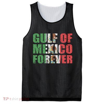 Gulf Of Mexico Forever Vintage Retro Mexican Mesh Reversible Basketball Jersey Tank