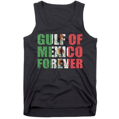 Gulf Of Mexico Forever Vintage Retro Mexican Tank Top