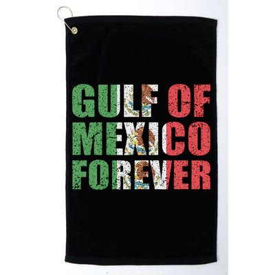 Gulf Of Mexico Forever Vintage Retro Mexican Golf Towel