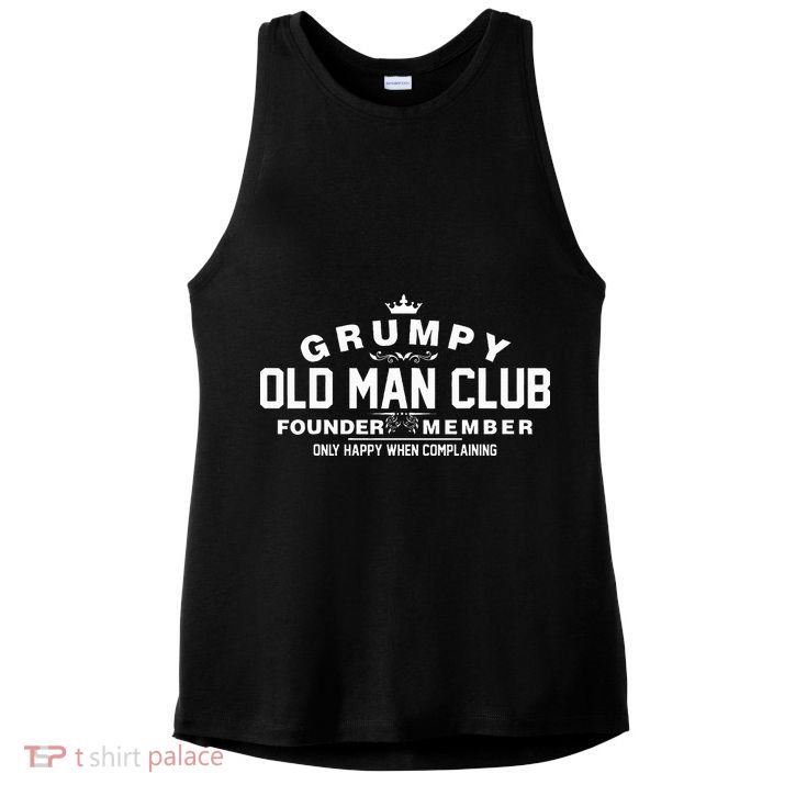 Grumpy Old Man Club Ladies PosiCharge Tri-Blend Wicking Tank