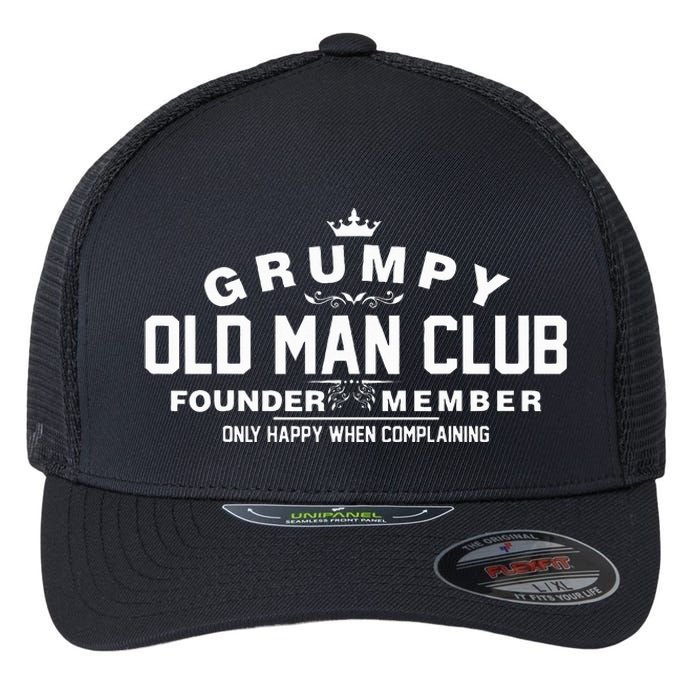 Grumpy Old Man Club Flexfit Unipanel Trucker Cap