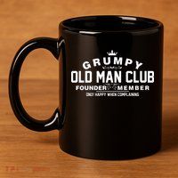 Grumpy Old Man Club 11oz C Handle Ceramic Mug