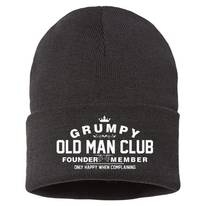 Grumpy Old Man Club Sustainable Knit Beanie