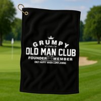 Grumpy Old Man Club Golf Towel