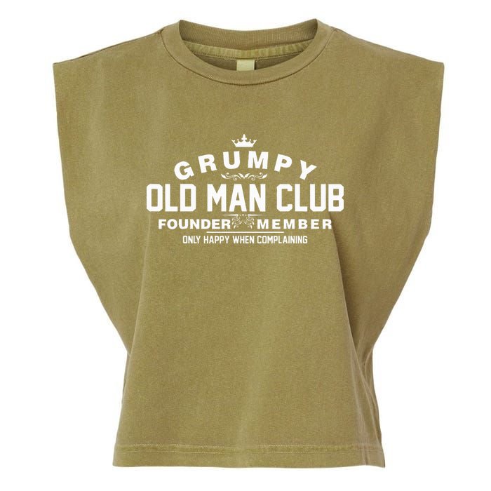 Grumpy Old Man Club Garment-Dyed Women's Muscle Tee
