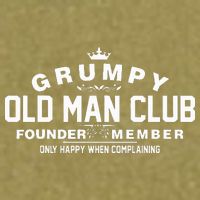 Grumpy Old Man Club Garment-Dyed Women's Muscle Tee