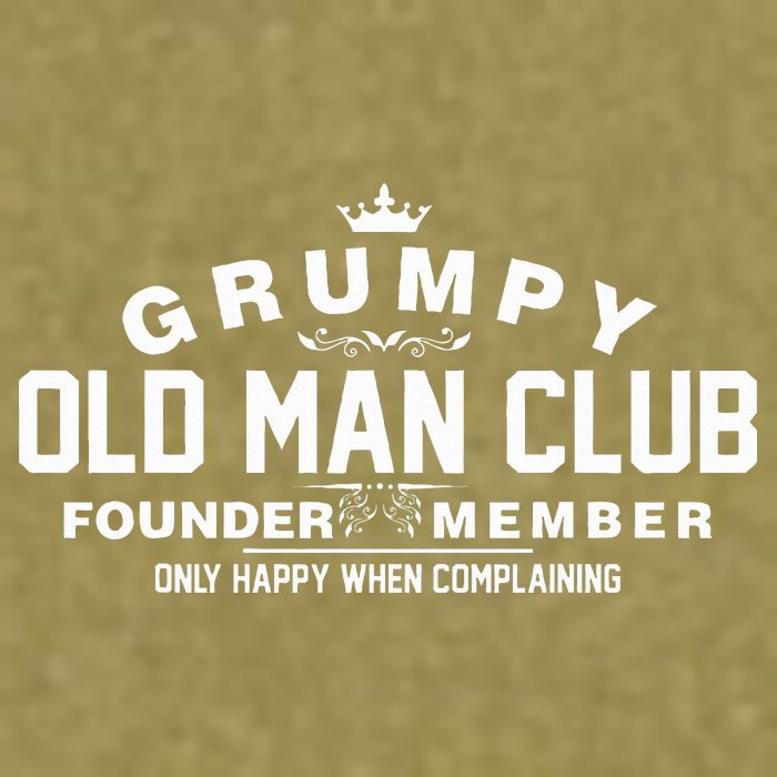 Grumpy Old Man Club Garment-Dyed Women's Muscle Tee