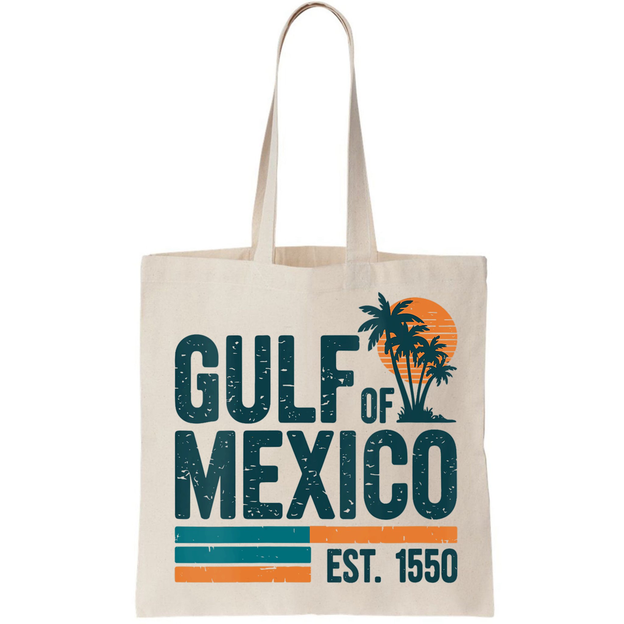 Gulf Of Mexico Est 1550 Retro Vintage Bag