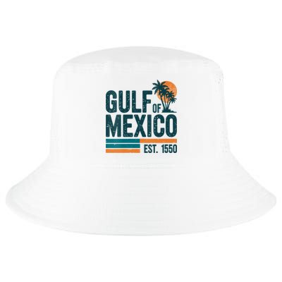 Gulf Of Mexico Est 1550 Retro Vintage Cool Comfort Performance Bucket Hat