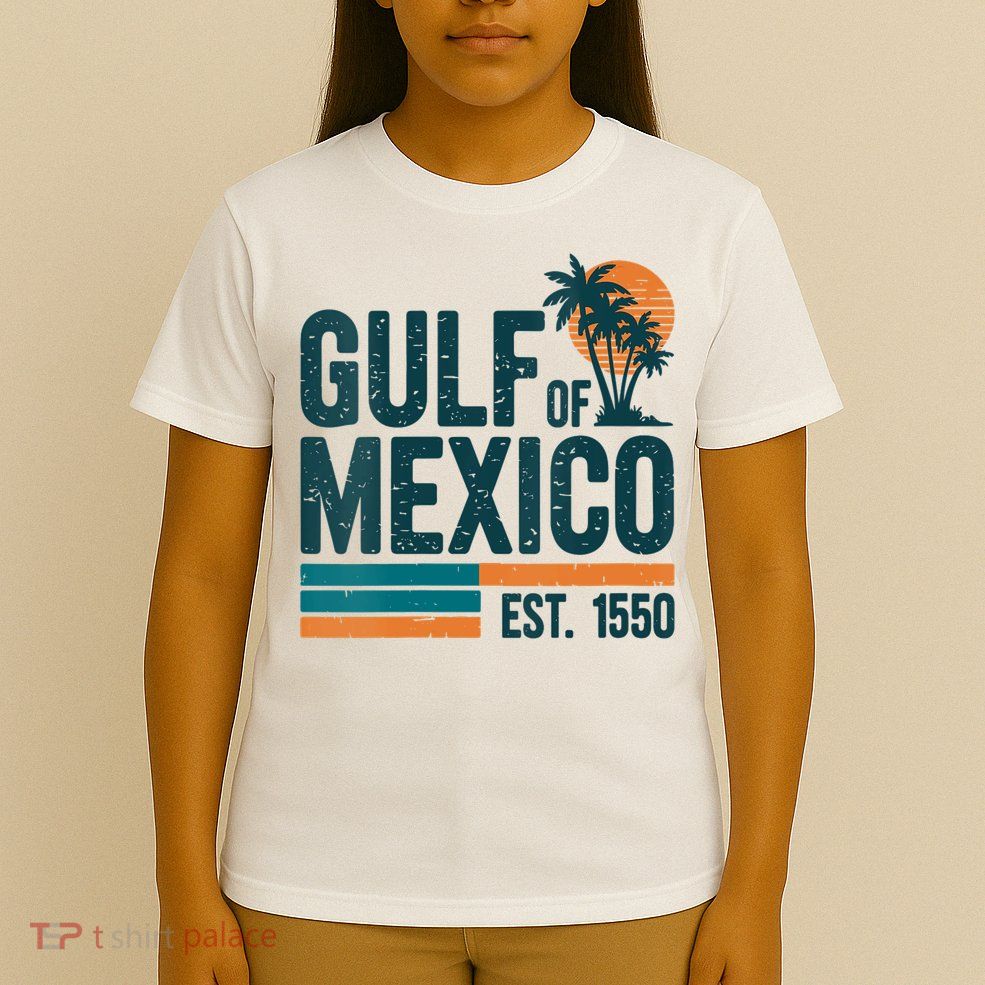 Gulf Of Mexico Est 1550 Retro Vintage T-Shirt