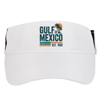 Gulf Of Mexico Est 1550 Retro Vintage Adult Drive Performance Visor