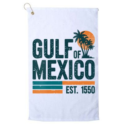 Gulf Of Mexico Est 1550 Retro Vintage Golf Towel