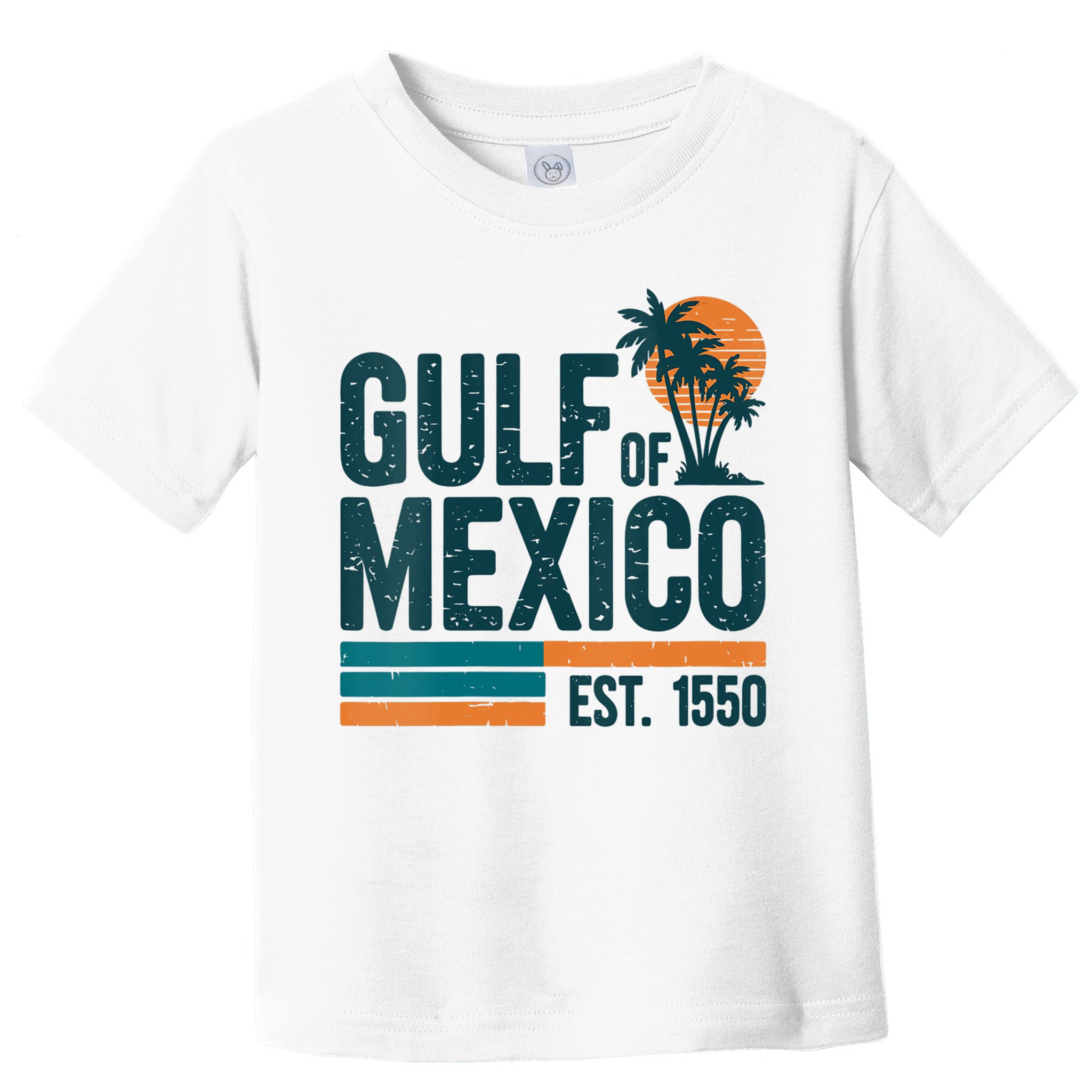 Gulf Of Mexico Est 1550 Retro Vintage Toddler T-Shirt