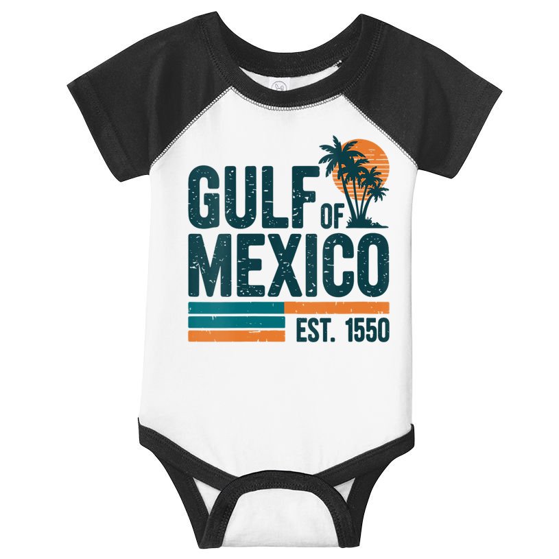 Gulf Of Mexico Est 1550 Retro Vintage Infant Baby Jersey Bodysuit