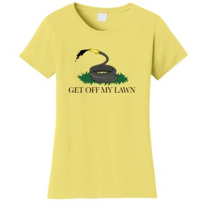 Get Off My Lawn Gadsden Parody Women's T-Shirt