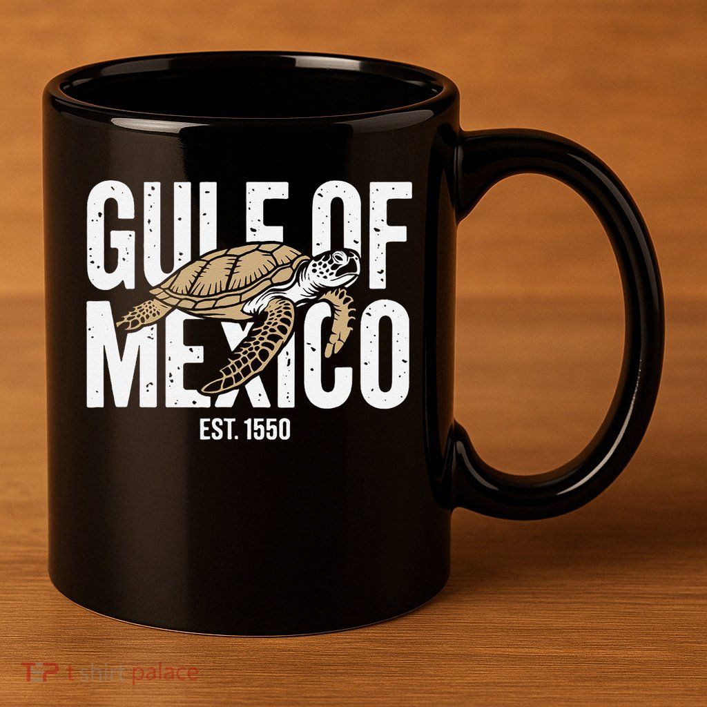 Gulf of Mexico with Turtle 11oz C Handle Ceramic Mug