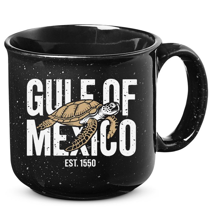 Gulf of Mexico with Turtle 15oz Campfire Ceramic Mug