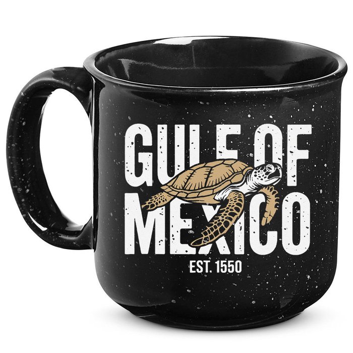 Gulf of Mexico with Turtle 15oz Campfire Ceramic Mug