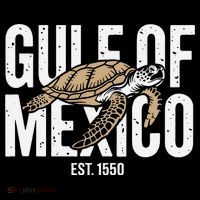 Gulf of Mexico with Turtle Youth Performance Sprint T-Shirt