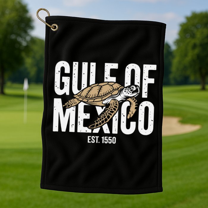 Gulf of Mexico with Turtle Golf Towel