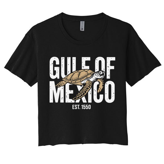 Gulf of Mexico with Turtle Crop Top