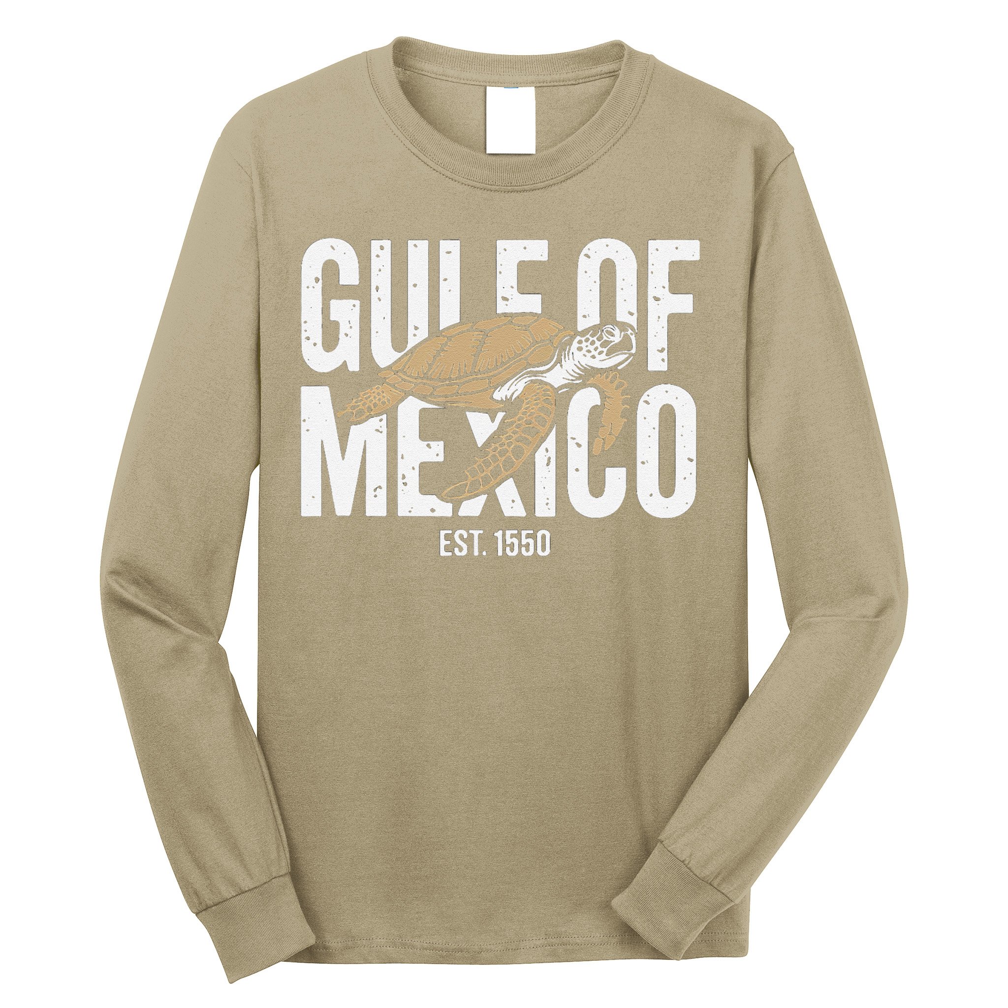 Gulf of Mexico with Turtle Long Sleeve Shirt